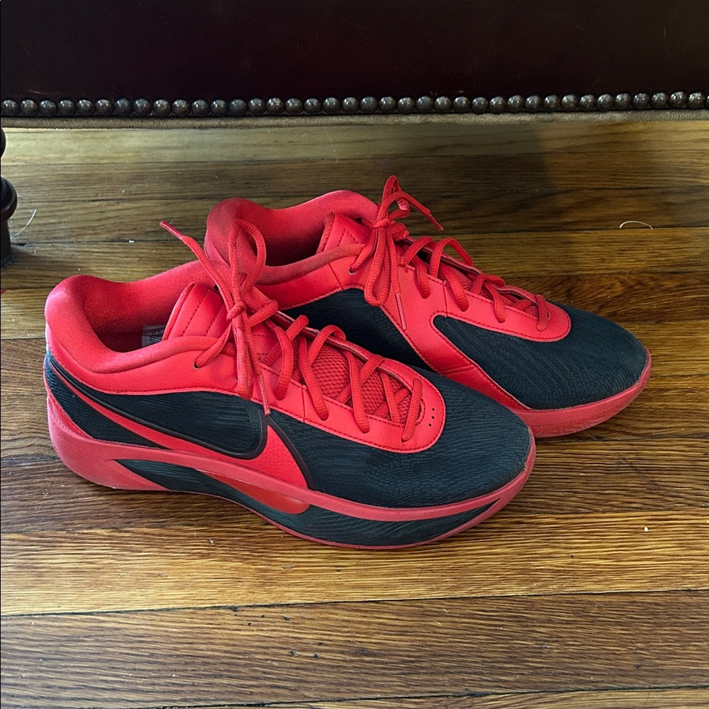 Nike Red and Black Athletic Shoes